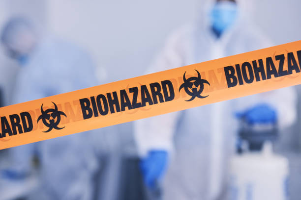 Professional Crime Scene Cleanup technician working in New Hyde Park, NY